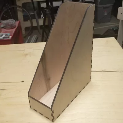 Lazer Kesim Dergi Dosya Tutucu Düzenleyici Kutusu DXF Dosyası DXF çizimi