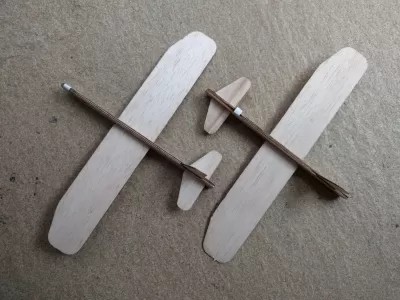 Lazer Kesim Balsa Planör DXF Dosyası DXF çizimi