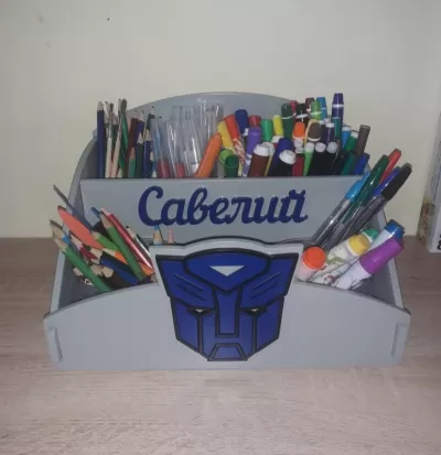 Lazer Kesim Transformers Masa Düzenleyici Ücretsiz Vektör CDR çizimi