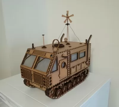 Lazer Kesim Kharkovchanka 3D Puzzle DXF Dosyası DXF çizimi
