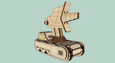 Lazer Kesim Sonic Tank Dune 2 Ücretsiz Vektör CDR çizimi