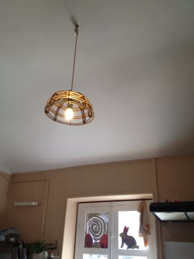 Lazer Kesim Asma Kase Lamba DXF Dosyası DXF çizimi