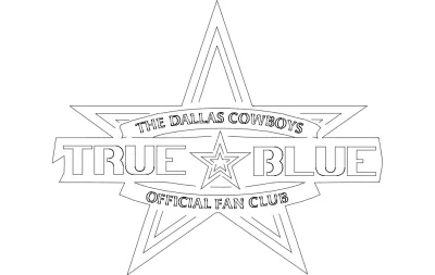 Dallas Cowboys Taraftar Kulübü dxf Dosyası DXF çizimi