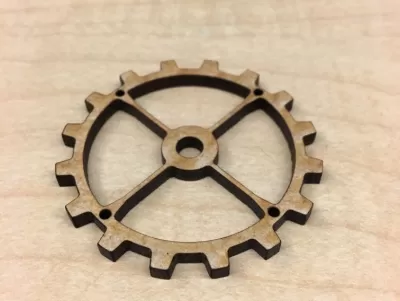 Lazer Kesim Dekoratif Steampunk Dişli Çark SVG Dosyası SVG çizimi