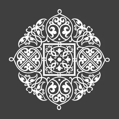 Daire CNC Dekoratif Tasarım DXF Dosyası DXF çizimi