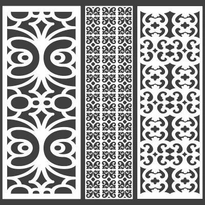 Lazer ve CNC Kesim için Geometrik Desenler Ücretsiz Vektör CDR çizimi