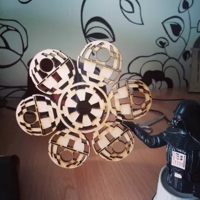 Lazer Kesim Star Wars Dekor Ücretsiz Vektör CDR çizimi