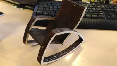 Lazer Kesim Ahşap Koltuk Ücretsiz Vektör CDR çizimi