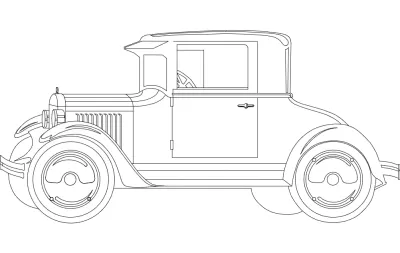 Ford DXF Dosyası DXF çizimi