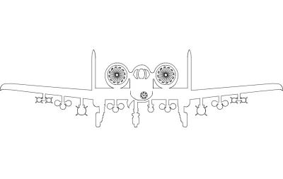 A10 Ön dxf Dosyası DXF çizimi