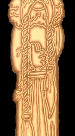 Viking Kamışı Ön Yüzeyi DXF Dosyası DXF çizimi