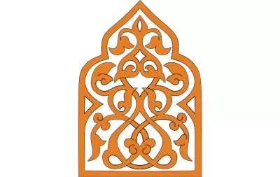 Türk Motifli DXF Dosyası DXF çizimi