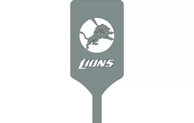 Spatula üzerinde Aslan Logosu dxf Dosyası DXF çizimi