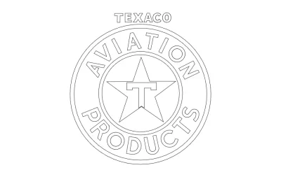 Texaco dxf Dosyası DXF çizimi