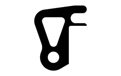 Çeki demiri kulakçığı DXF dosyası DXF çizimi