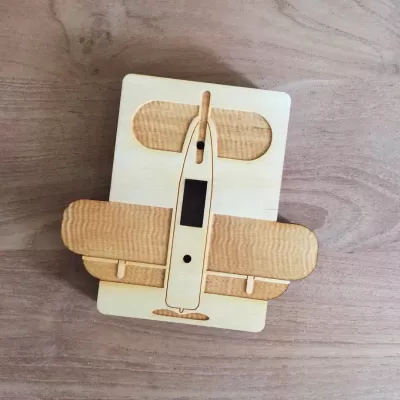 Lazer Kesim Uçak Anahtar Paneli CDR çizimi