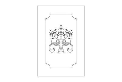 Kapı Tasarımı dxf Dosyası DXF çizimi