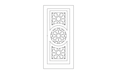 Selçuklukap dxf Dosyası DXF çizimi