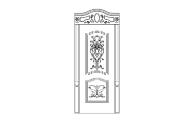 Kapı DXF Dosyası DXF çizimi