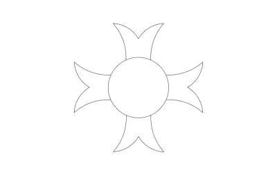 Desen 4 dxf Dosyası DXF çizimi