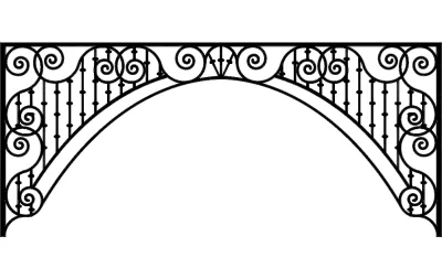 Demir İşleme Kemer dxf Dosyası DXF çizimi