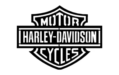 Harley D Logosu dxf Dosyası DXF çizimi