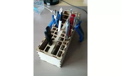 Lazer Kesim Alet Tutucu CDR çizimi