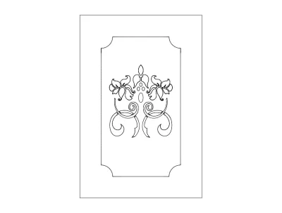Modern DXF Dosyasında Desenler DXF çizimi