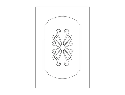 Desenli oda bölücü dxf Dosyası DXF çizimi