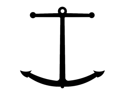 Çapa DXF Dosyası DXF çizimi