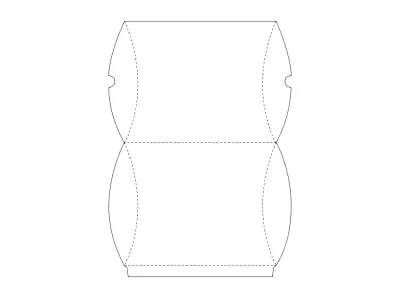 Ambalaj Kutuları Tasarımı 1 dxf Dosyası DXF çizimi