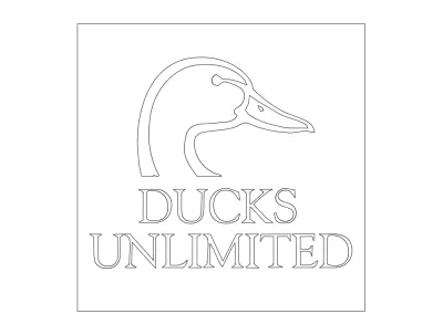 Ducks Unlimited DXF Dosyası DXF çizimi