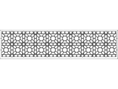 Izgara Desenleri spr10x2 dxf Dosyası DXF çizimi