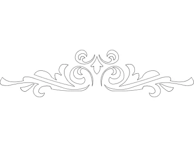 Süsleme 07 dxf Dosyası DXF çizimi