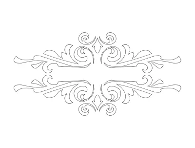 Süs 08 dxf Dosyası DXF çizimi