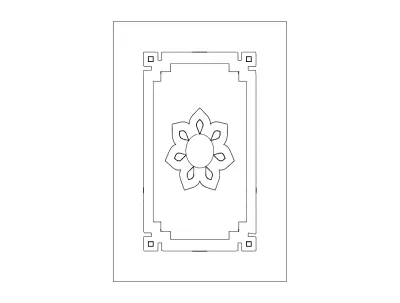 Kapı planları dxf Dosyası DXF çizimi