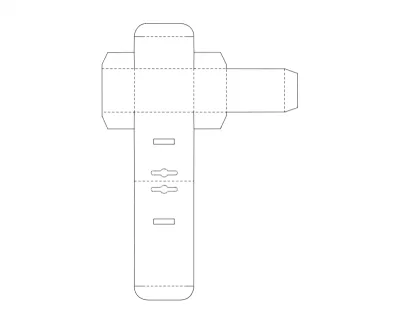 Ambalaj (88) dxf Dosyası DXF çizimi