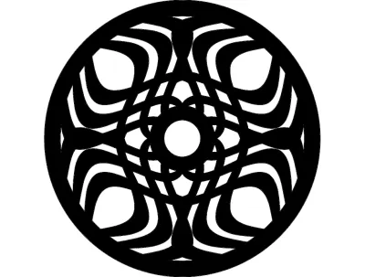 Mandala 5 dxf Dosyası DXF çizimi