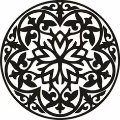 Tatar desenleri ve süslemeleri şablonları dxf Dosyası DXF çizimi