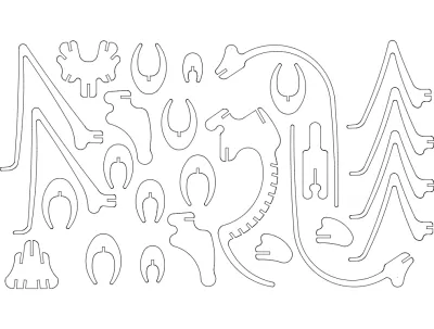 Izgara 01-3mm dxf Dosyası DXF çizimi