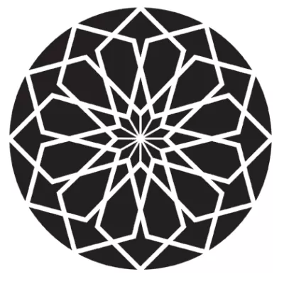 Kare Gül dxf Dosyası DXF çizimi