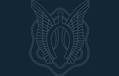 17. Süvari dxf DXF çizimi