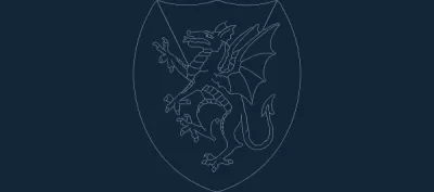 Ejderha Kalkanı dxf DXF çizimi