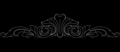 Çiçek deseni dxf dosyası DXF çizimi