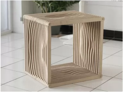Dört Ayaklı Tabure R9 dxf Dosyası DXF çizimi