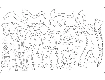 Bronto 1 dxf Dosyası DXF çizimi