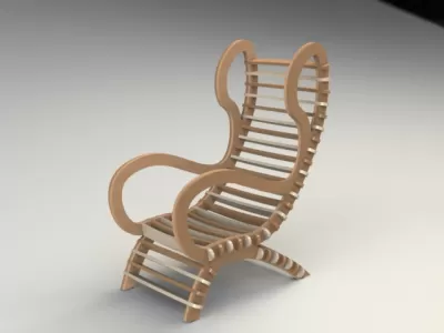 Sandalye 3 sabit temiz filat.dxf DXF çizimi