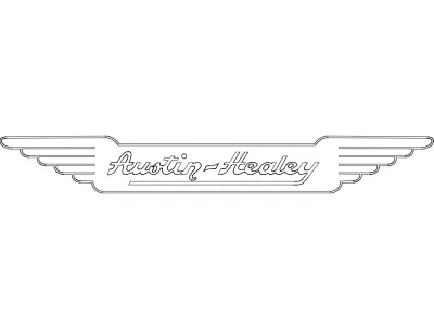 Austin Healey DXF Dosyası DXF çizimi