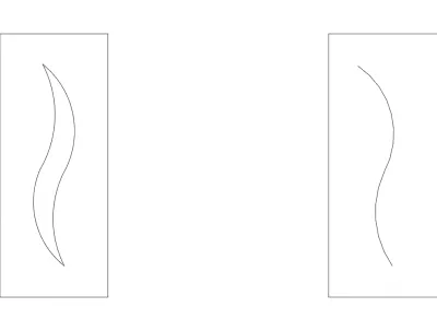 Kapı Tasarımı dxf Dosyası DXF çizimi