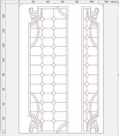 Kapı Tasarımı 15.dxf DXF çizimi